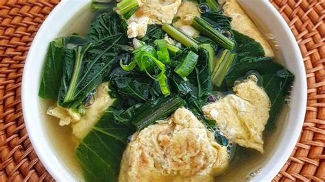 Resep Caisim Kuah Telur Gurih Lezat Cuma Langkah