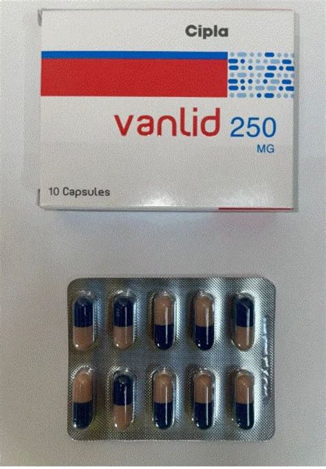 Vancomycin Vanlid 250mg Capsule 1x 10 At Rs 1990piece In Nagpur Id