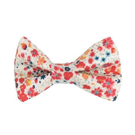 Barrettes Enfant D Honneur Liberty Phoebe Rouge Bleu Gentille Alouette