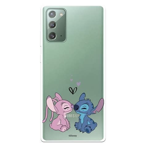 Capa Oficial Disney Angel Stitch Kiss Lilo Stitch Para Samsung