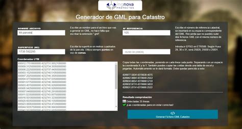 Aplicaci N Web Para Generar Los Archivos Gml De Catastro