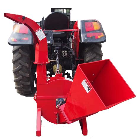 Heavy Duty Wood Chipper Shredder With 3 Point Linkage For Tractor With