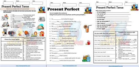 Present Perfect Tense Worksheet Teacher Made Twinkl 53 Off