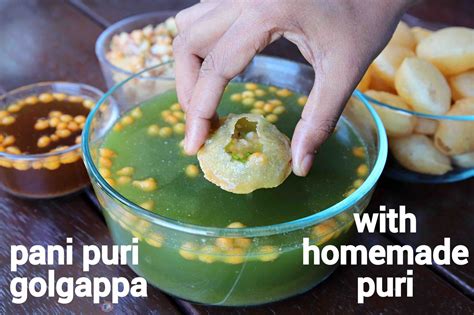 Pani Puri Recipe Homemade Golgappa Or Puchka Tips