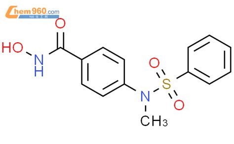 881004 31 5 Benzamide N hydroxy 4 methyl phenylsulfonyl amino CAS号