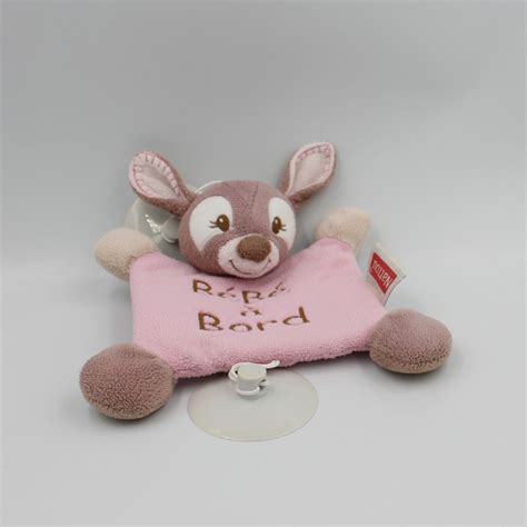 Doudou Biche Rose Bebe A Bord Nattou