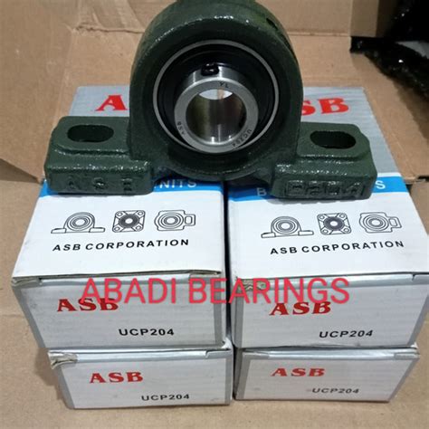 Jual BEARING UNIT PILLOW BLOK UCP 204 AS 20MM ASB Kota Bekasi ABADI