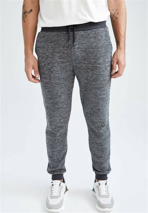 Defacto Regular Fit Jogginghose Anthracite Anthrazit Zalando De