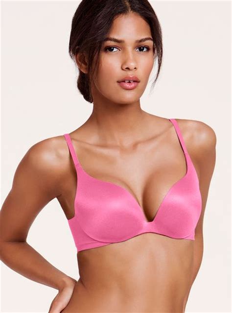 Victoria S Secret Pushup Bra Nude Size 32a In Pink Bright Pink Lyst