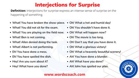 Interjection Word Coach