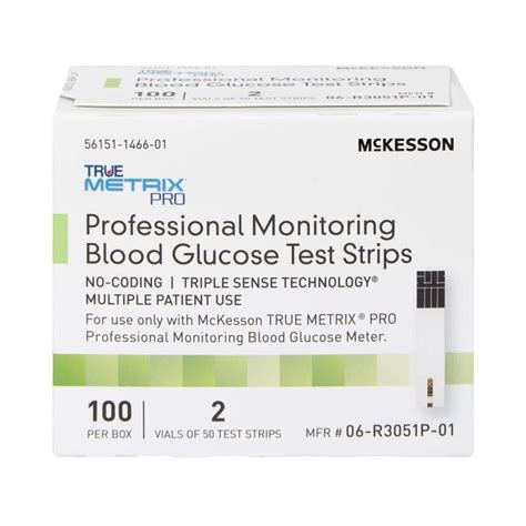 McKesson True Metrix Pro Blood Glucose Test Strips