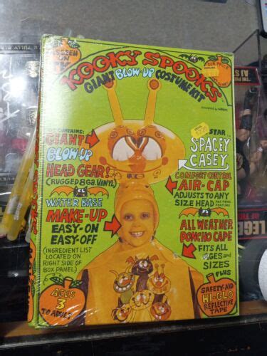 Vintage Kooky Spooks Spacey Casey Blow Up Halloween Costume New Sealed