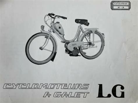 CATALOGUE DE PIÈCES détachées PEUGEOT Cyclomoteurs à galet LG EUR 10 00