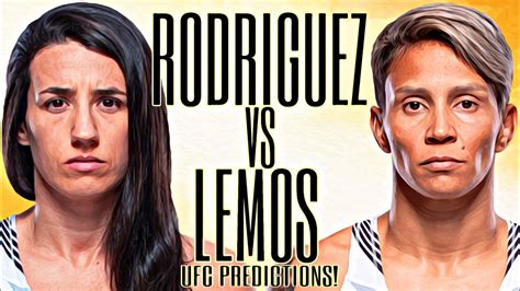 Marina Rodriguez Vs Amanda Lemos Ufc Fight Night Predictions Analysis