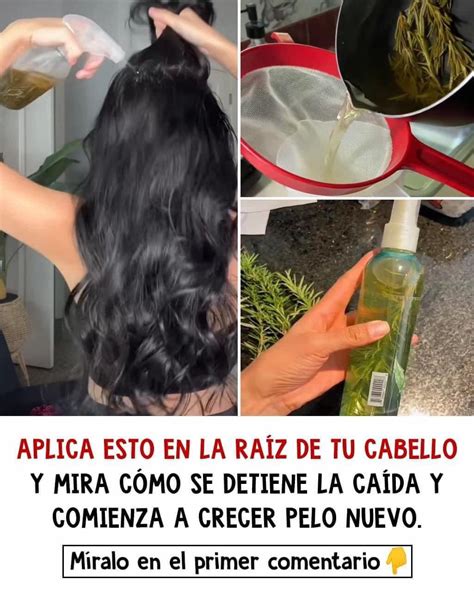 APLICA ESTO EN LA RAÍZ DE TU CABELLO Y MIRA CÓMO SE DETIENE LA CAÍDA Y