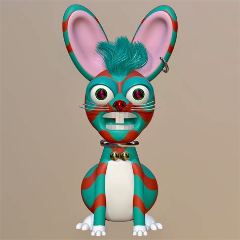 Crazy Rabbit Character Design On Behance