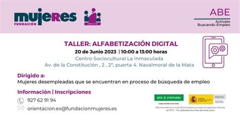 Taller Alfabetización Digital Fundación Mujeres