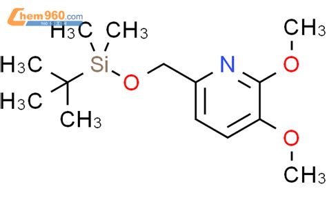 1138443 87 46 叔丁基二甲基甲硅烷基氧基甲基 23 二甲氧基吡啶化学式、结构式、分子式、mol 960化工网