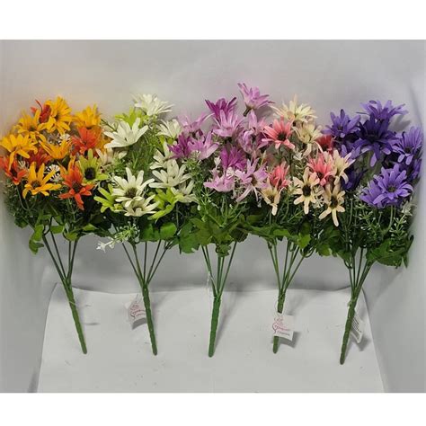 Kit Flor Artificial 6 Hastes Shopee Brasil