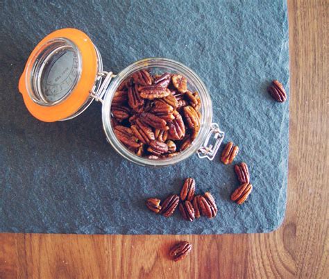 Paleo Maple Glazed Pecans With Sea Salt