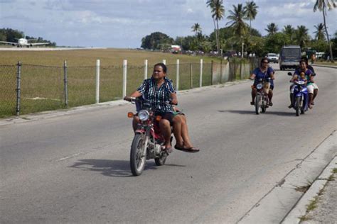 Nauruans Love To Ride Their Motorbikes Nauruan People Nauru