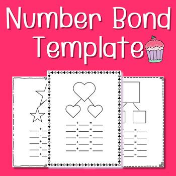 Number Bond Template (Addition and Subtraction) by Peachy Tree | TPT