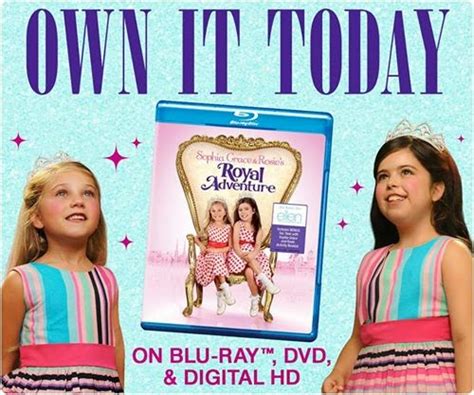 Sophia Grace And Rosies Royal Adventure Blu Raydvd Review