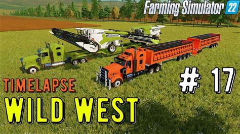 Farming Simulator 22 Fs22 Timelapse Ep 17 Wild West Map Fs22 Mods Youtube