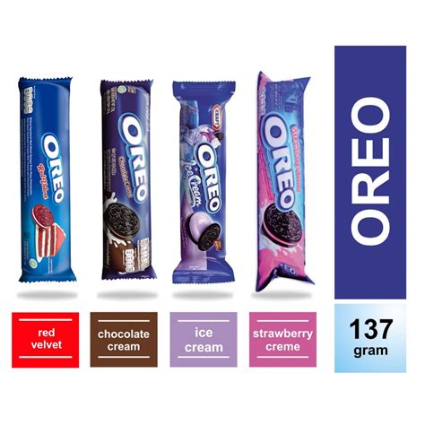 Jual Oreo Roll 137gr 4 Varian Rasa HALAL Indonesia Shopee Indonesia