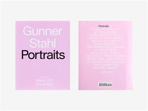 Gunner Stahl: Portraits - Fonts In Use