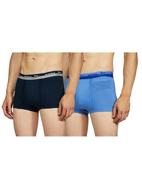 Buy Rupa Jon Men Multicolor Solid Cotton Pack Of 2 Trunks Online At