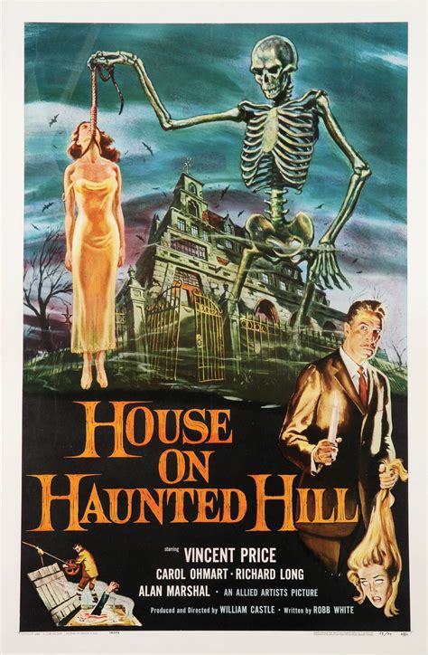 Vincent Price Movie Posters THE TINGLER Original Daybill Movie Poster