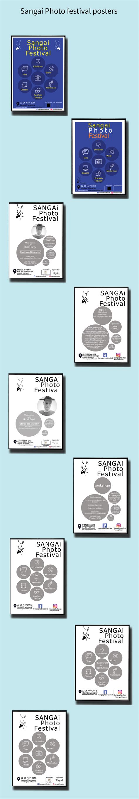 Sangai Photo Festival Posters On Behance