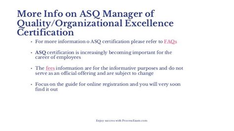 Study Guide On Asq Manager Of Qualityorganizational Excellence Cmq