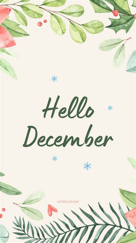 Best Hello December Aesthetic Wallpaper Backgrounds | Hello december ...