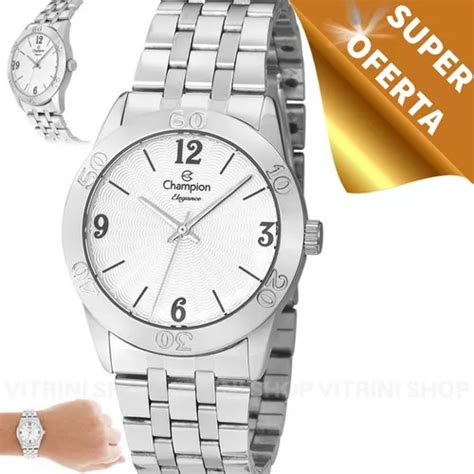 Reloj Impermeable Original Para Mujer Champion Cn Q Color De