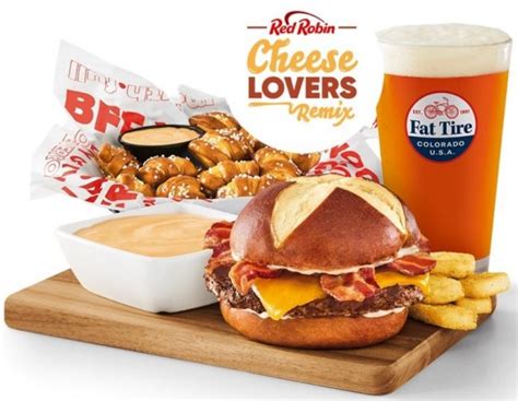 Red Robin Introduces New Pretzel Bacon Beer Cheese Burger And Brings