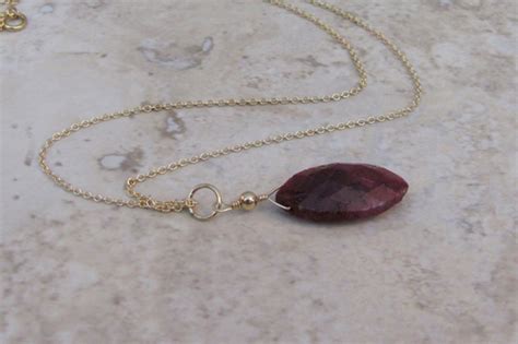 Ruby-Pendant-Birthstone-Necklace | Craft Minute