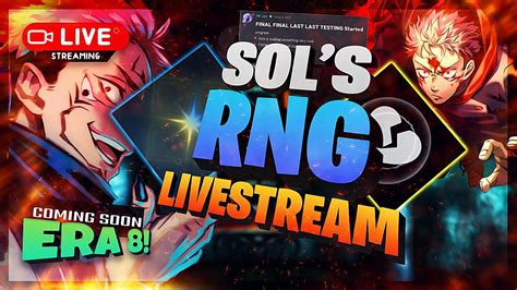 🔴live Sols Rng Era 8 Hunting Mari Jester And Void Coins🔥 Era 8 Full Grind Stream⌚ Youtube