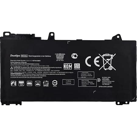 Beyond Batterie De Rechange Pour HP ProBook 430 G6 440 G6 450 G6 455 G6