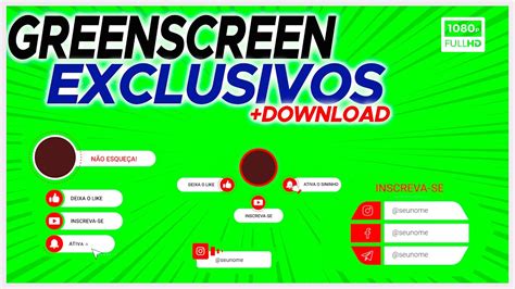 GREENSCREEN EXCLUSIVOS Inscreva se Like e Notificações YouTube