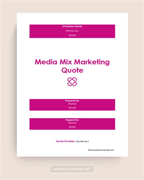 Free Marketing Quote Templates