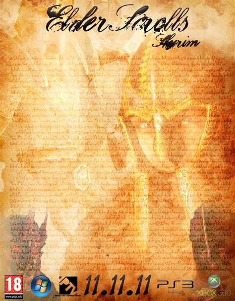 TES: Skyrim Poster by IanProductionsTV on DeviantArt