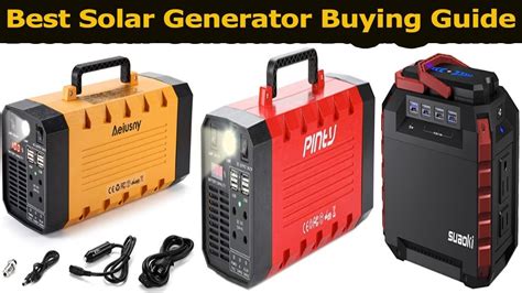 Best Solar Generator In 2018 Which Is The Best Portable Solar