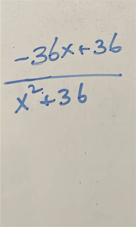 Solved -36x+36x2+36 ﻿Split using partial fractions | Chegg.com