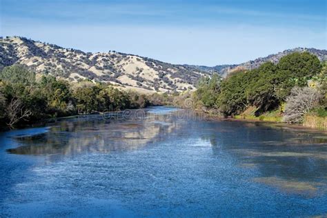 Lake Solano on a Winters Day Stock Photo - Image of water, trees: 81873484