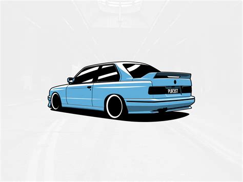 BMW E30 M3 by Karolis Bagdonavičius on Dribbble