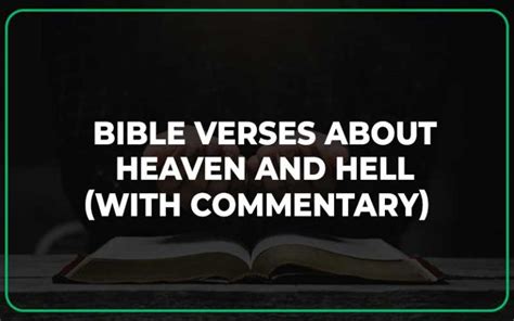 25 Bible Verses About Heaven And Hell (With Commentary) - Scripture Savvy