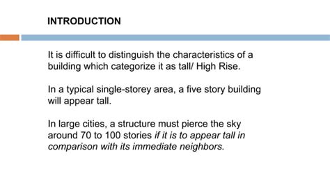 Structural System In High Rise Building Ppt