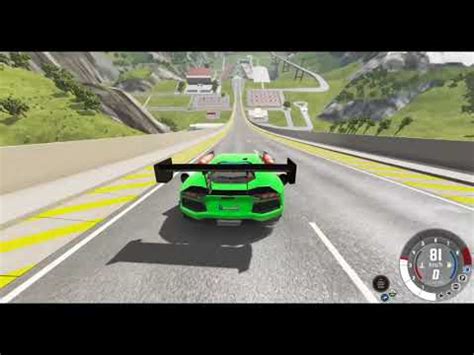 Lambo Xxl Sprungschanze Beamng Drive Youtube